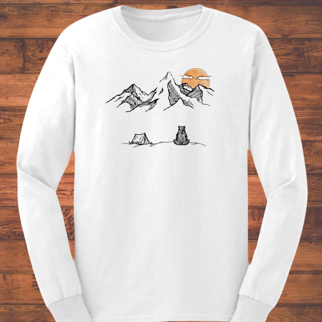 Solitary Watcher Long Sleeve T-Shirt