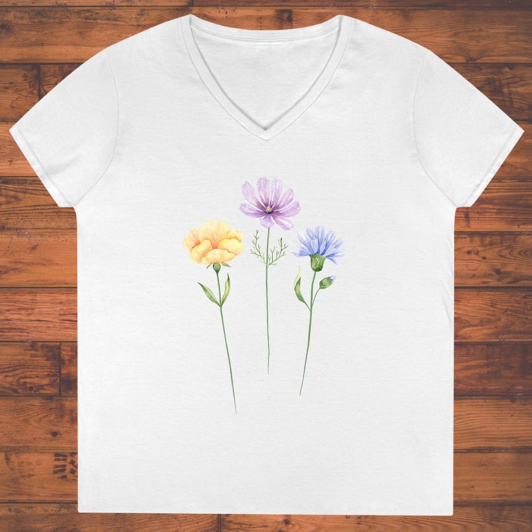 Soft Meadow Trio Ladies' V-Neck