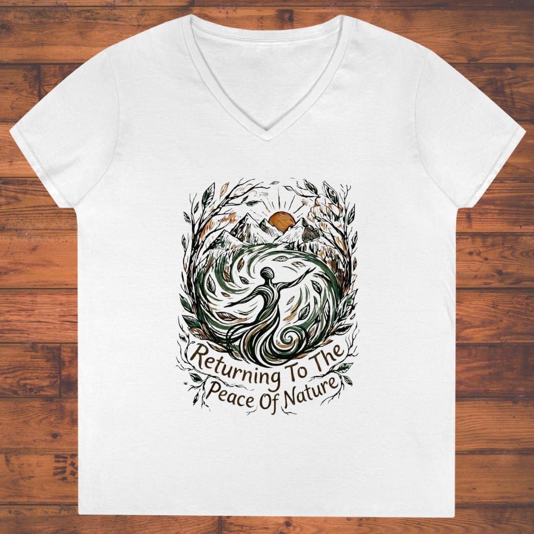Circle of Calm Ladies' V-Neck