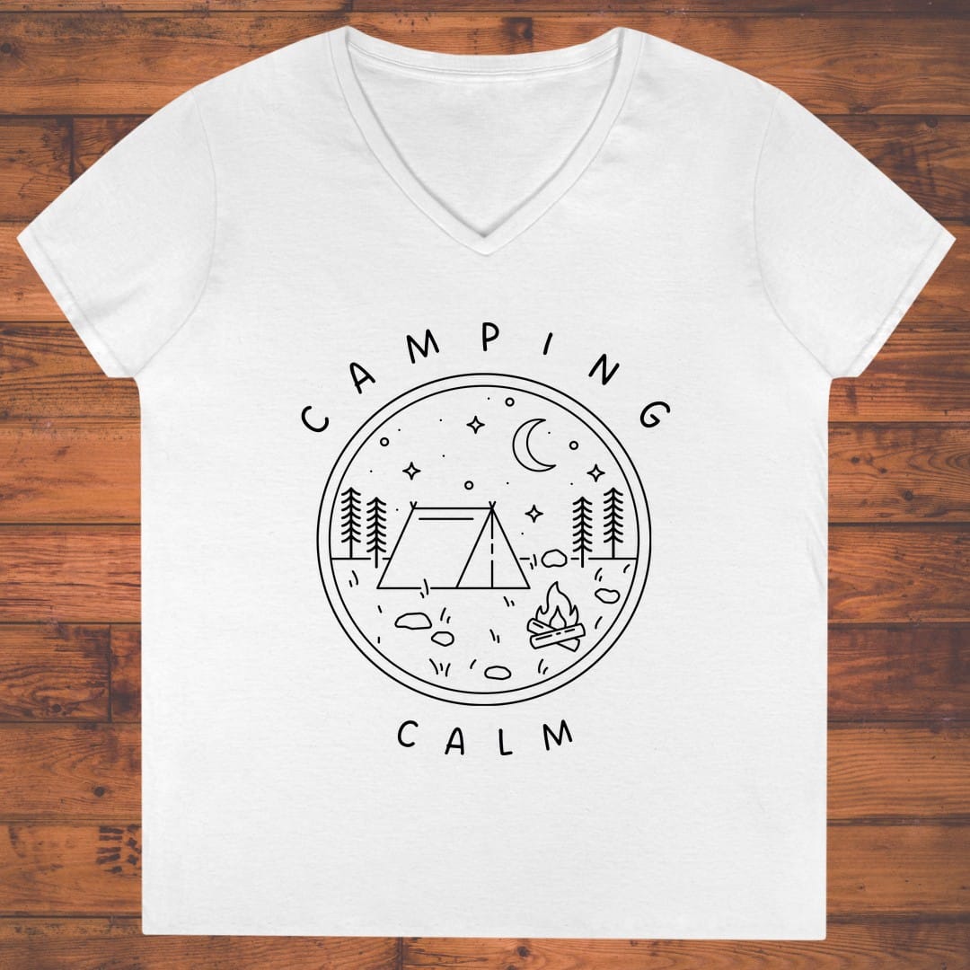 Midnight Camp Ladies' V-Neck