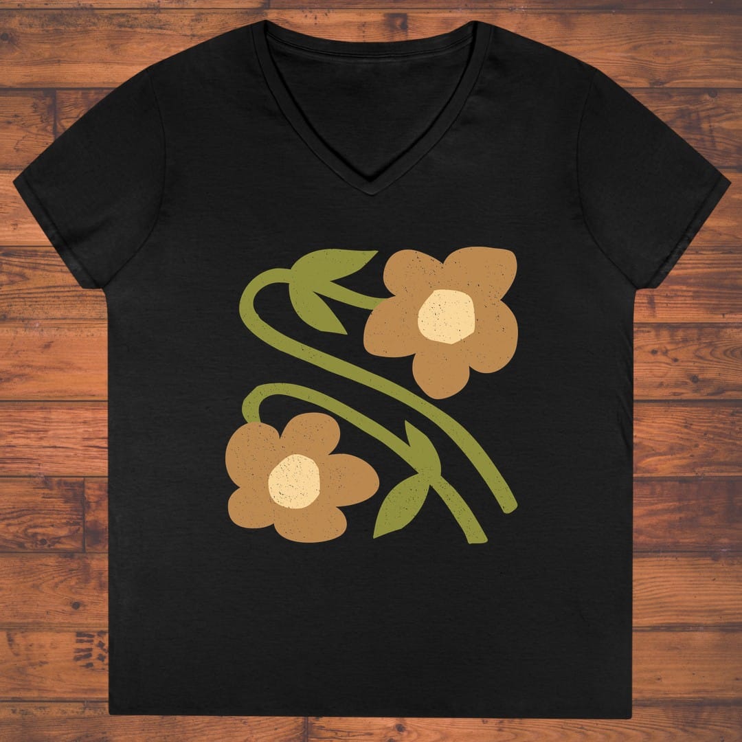 Earth Bloom Ladies' V-Neck