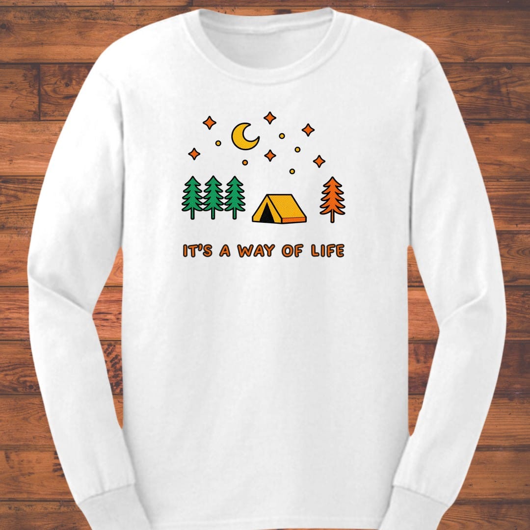 Night Camp Long Sleeve T-Shirt