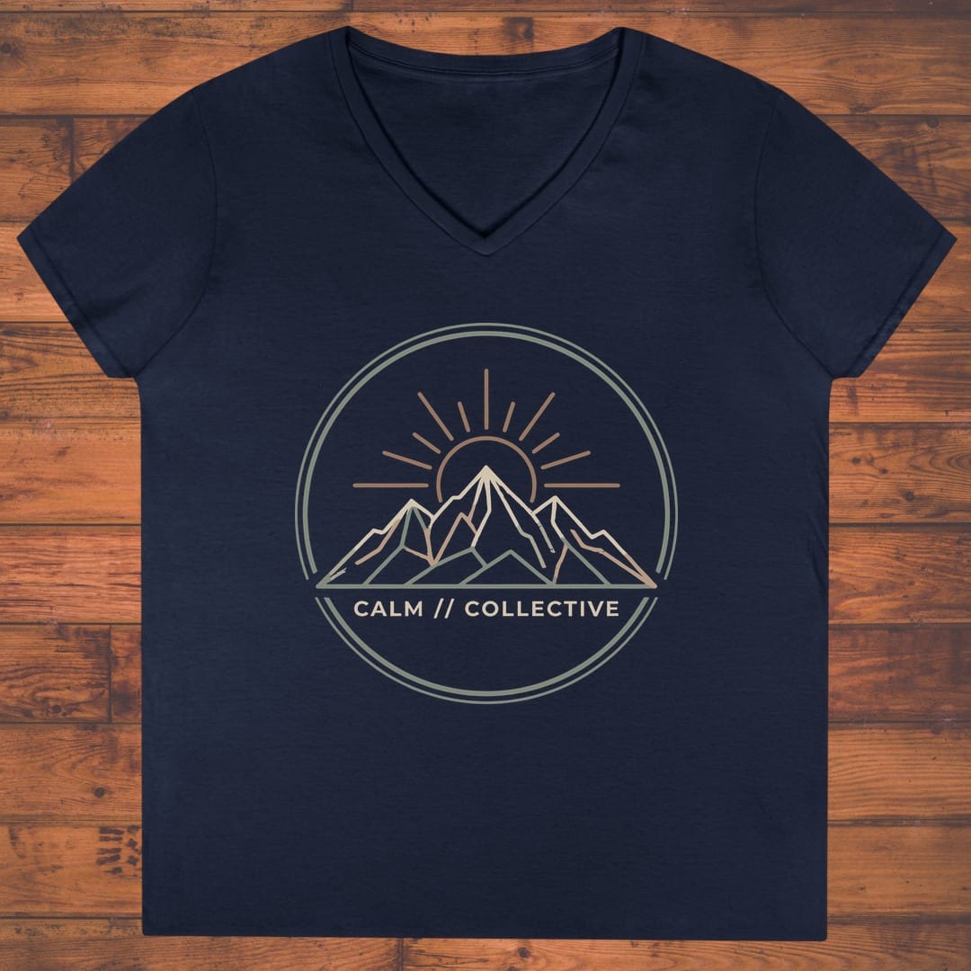 Sun Circle Ladies' V-Neck