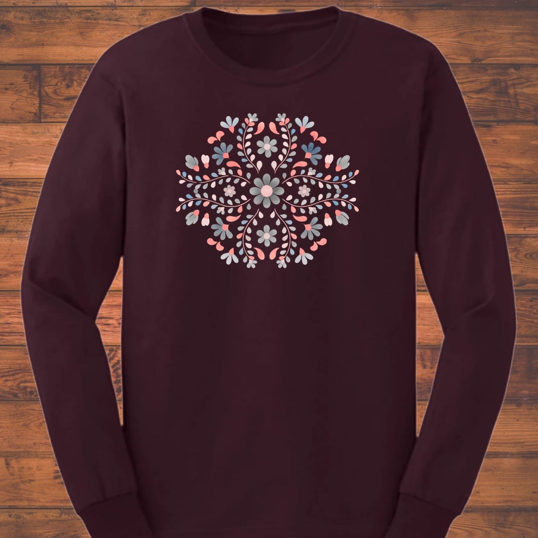 Petal Weave Long Sleeve T-Shirt