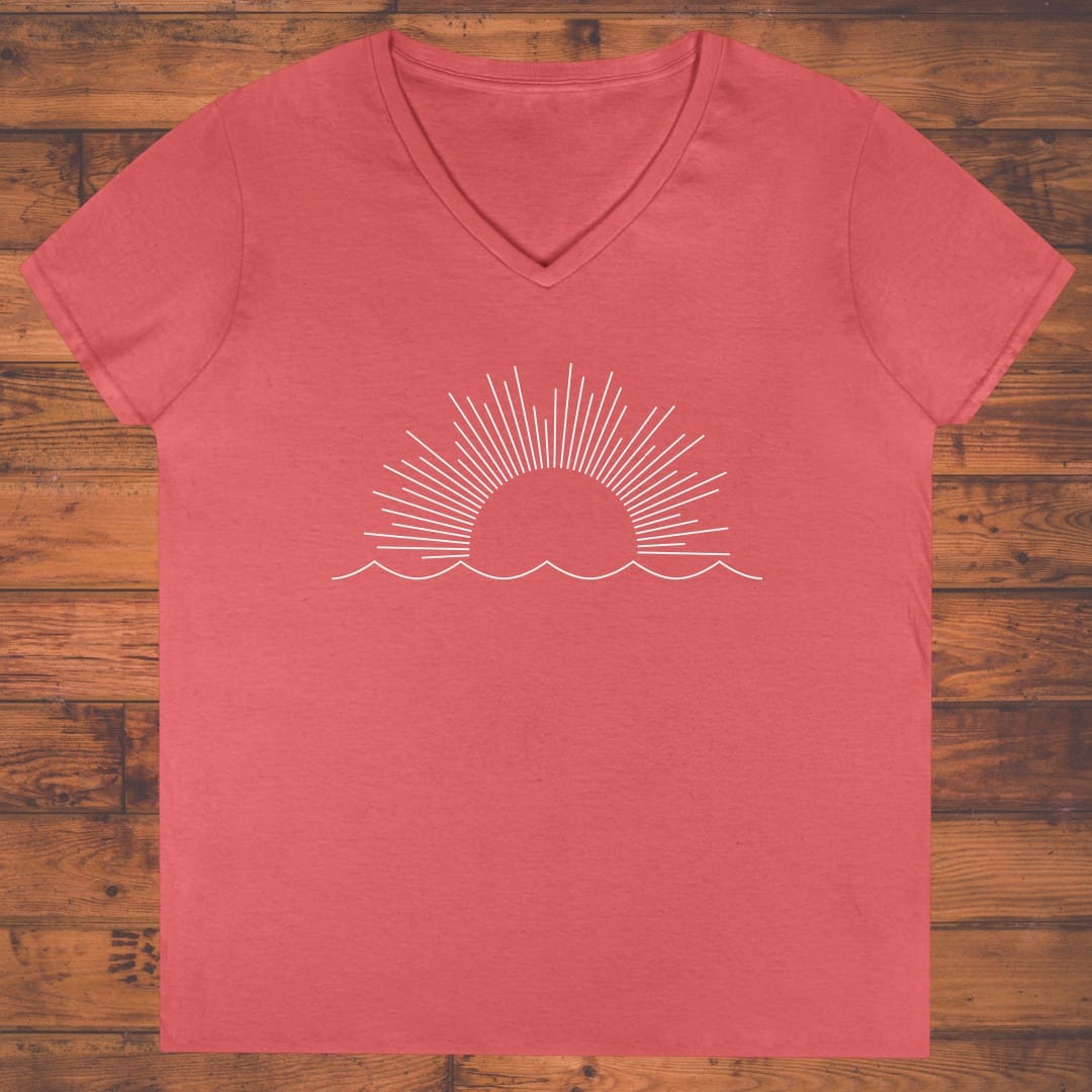 Saltwater Dawn Ladies' V-Neck