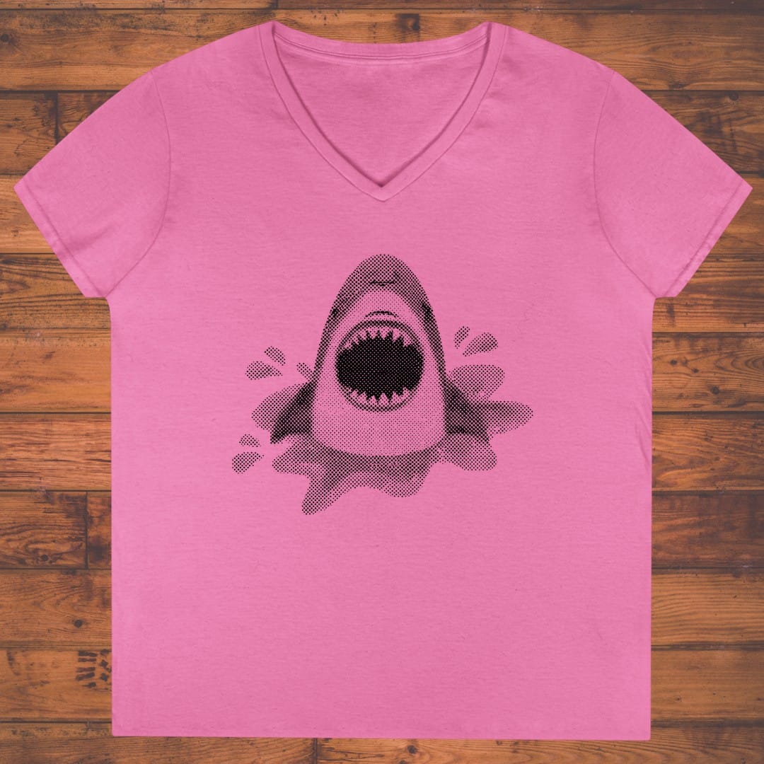 Rising White Ladies' V-Neck