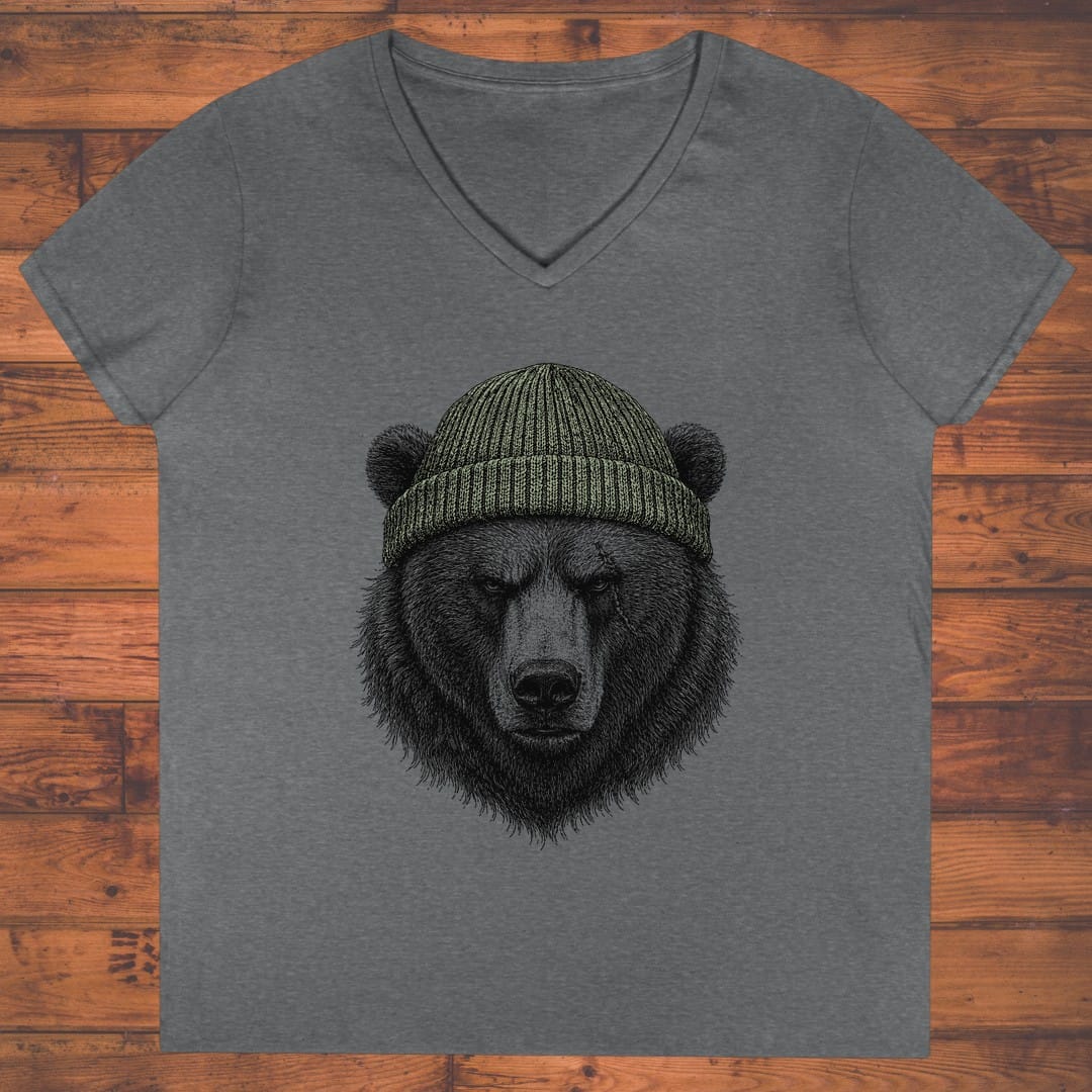 Bear Mode Ladies' V-Neck