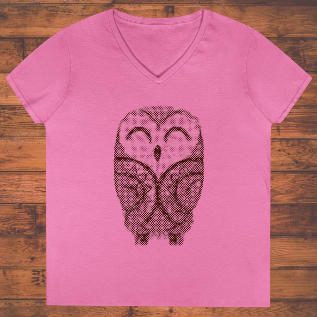 Shadow Owl Ladies' V-Neck