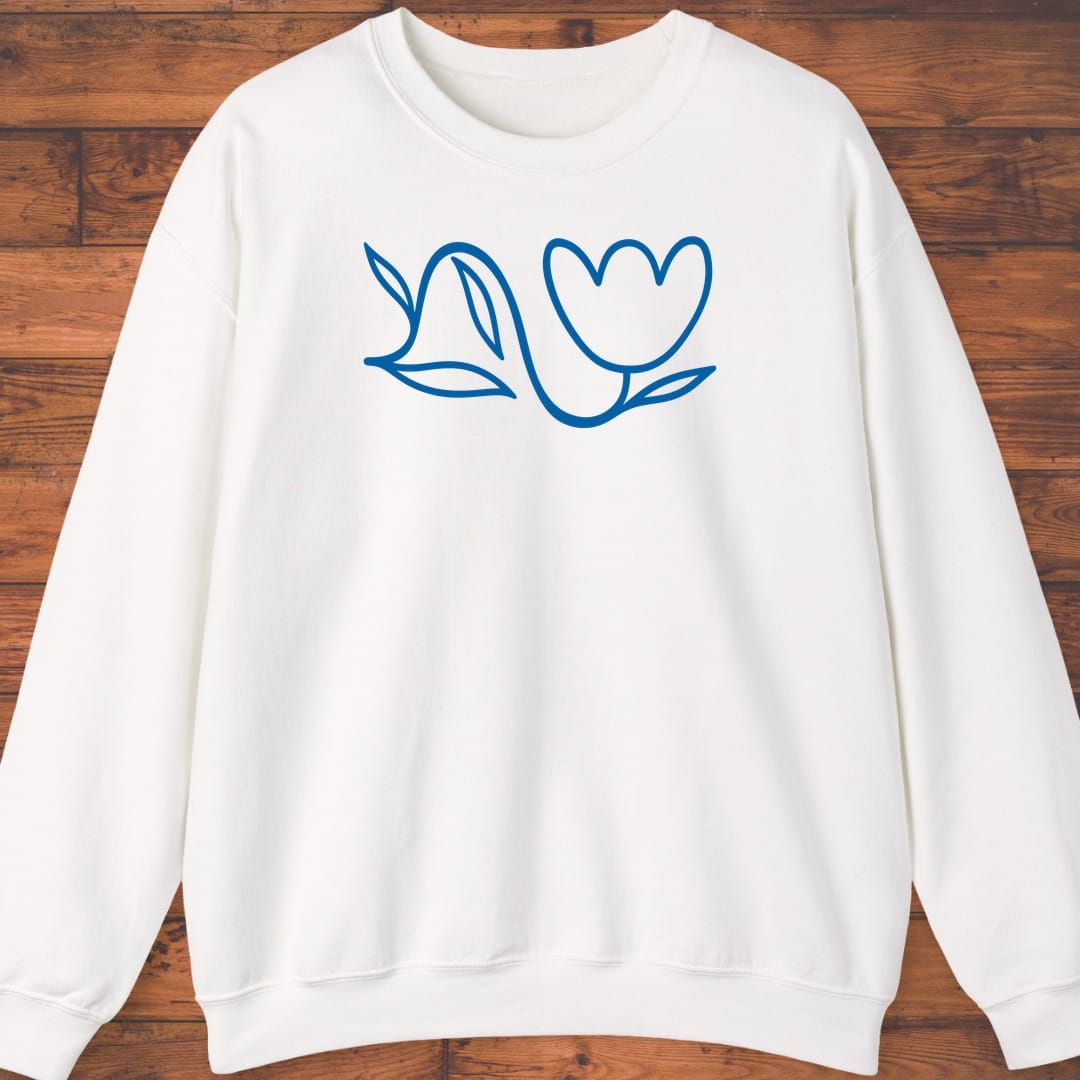 Line Flower Sweatshirt