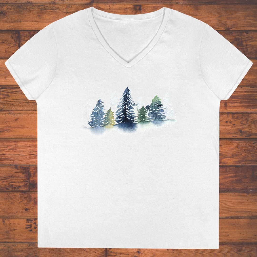 Winter Whisper Ladies' V-Neck