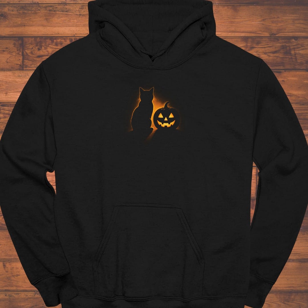 Cat and Pumpkin Hoodie