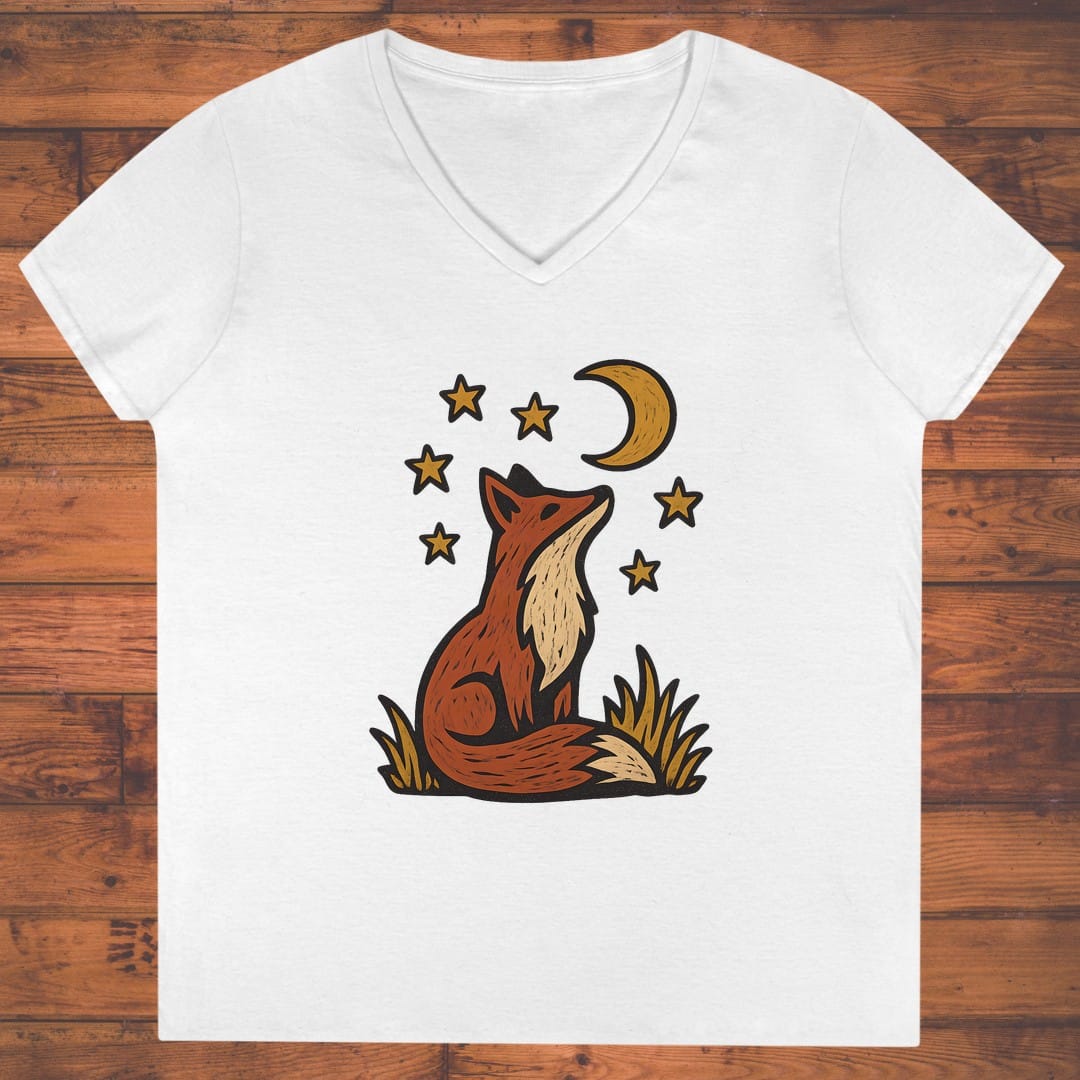 Skyward Fox Ladies' V-Neck