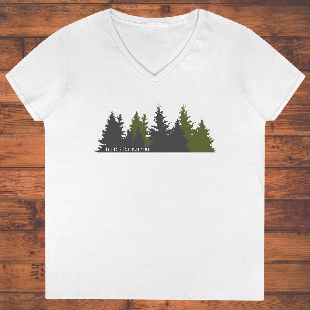 Forest Whisper Ladies' V-Neck