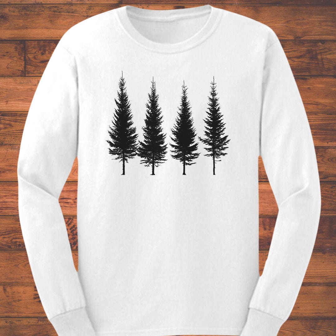 Four Skinny Spruce Long Sleeve T-Shirt