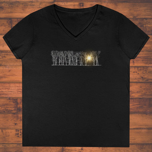 Luminous Grove Ladies' V-Neck