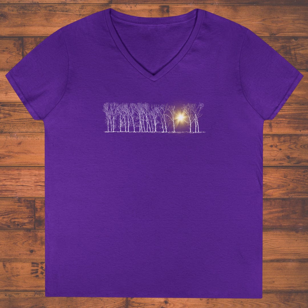 Luminous Grove Ladies' V-Neck