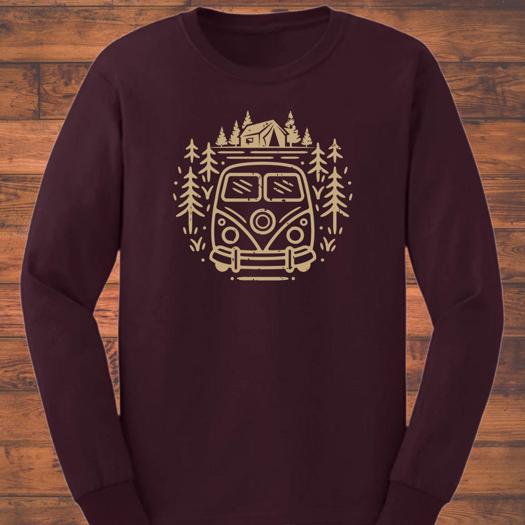 Wanderlust Wheels Long Sleeve T-Shirt
