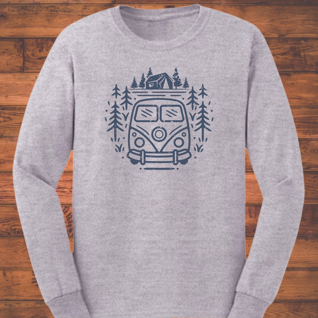 Wanderlust Wheels Long Sleeve T-Shirt