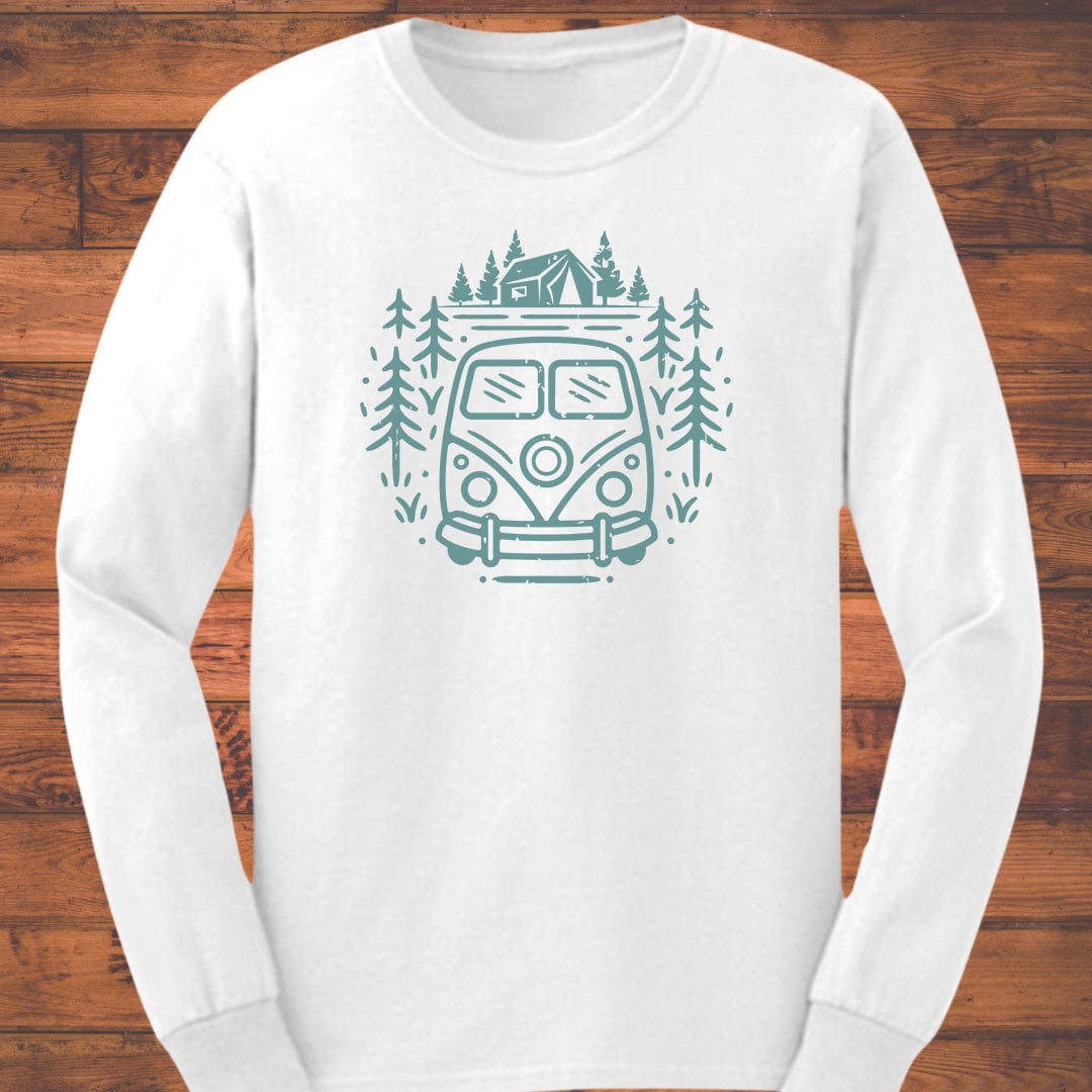 Wanderlust Wheels Long Sleeve T-Shirt