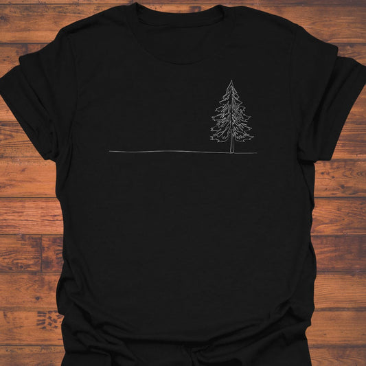 Lone Fir Silhouette T-Shirt