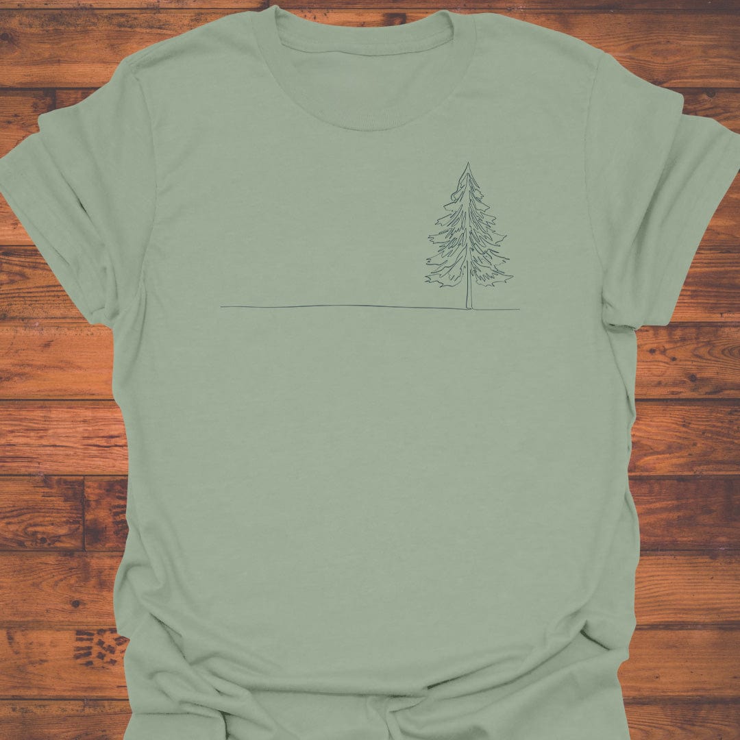 Lone Fir Silhouette T-Shirt