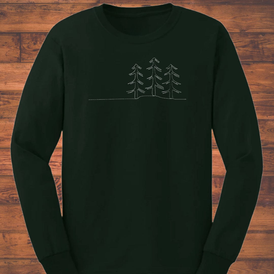Whispering Pines Trio Long Sleeve T-Shirt