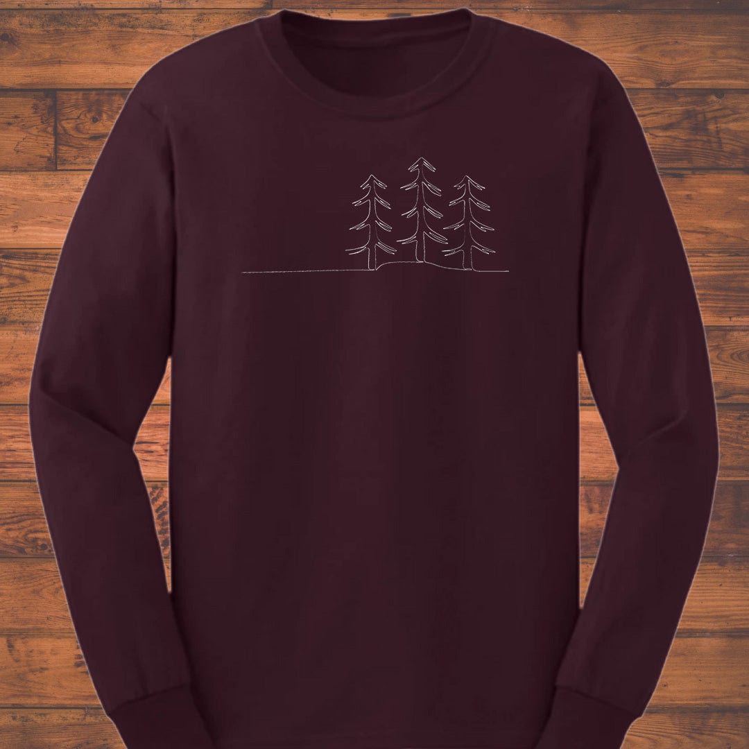 Whispering Pines Trio Long Sleeve T-Shirt