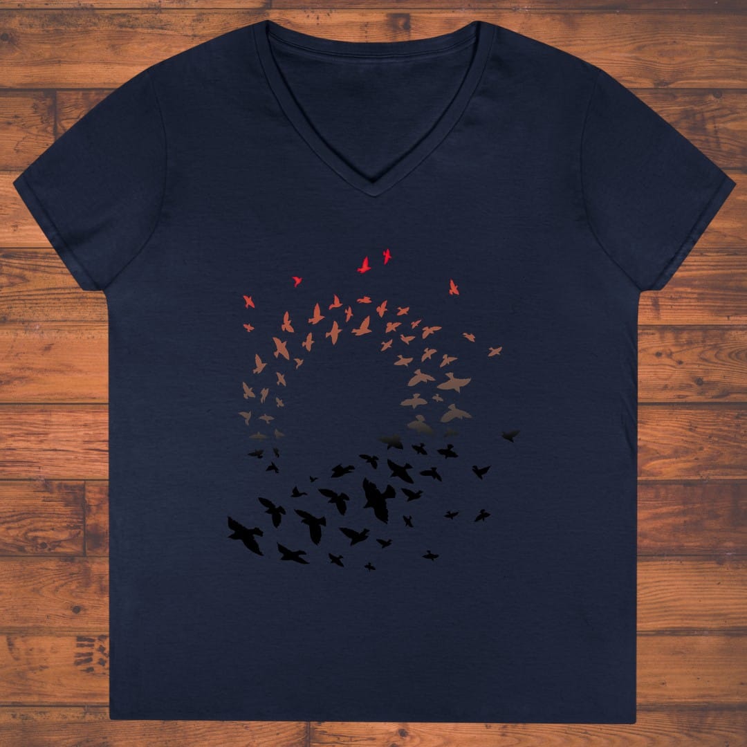 Twilight Migration Ladies' V-Neck