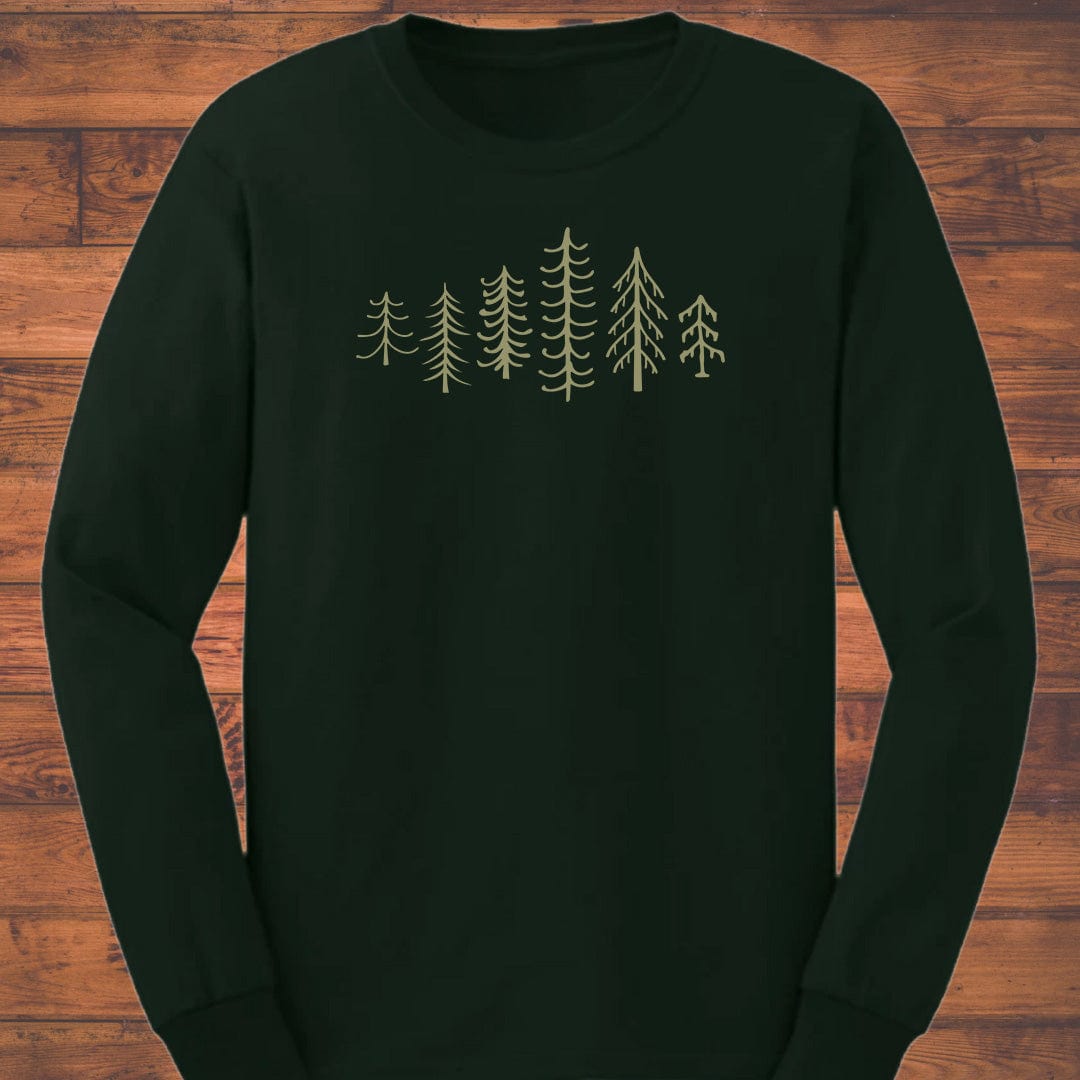Forest Lineup Long Sleeve T-Shirt