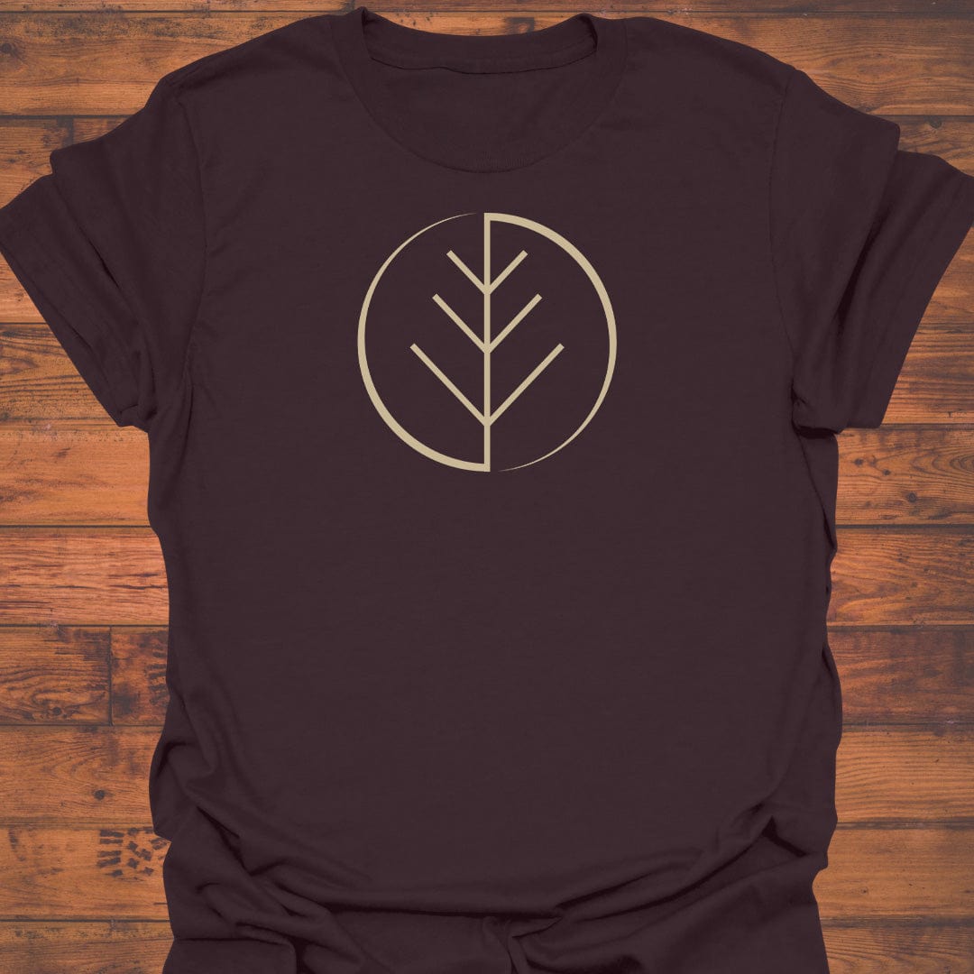 Cyber Leaf Blueprint T-Shirt