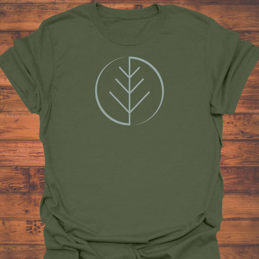 Cyber Leaf Blueprint T-Shirt
