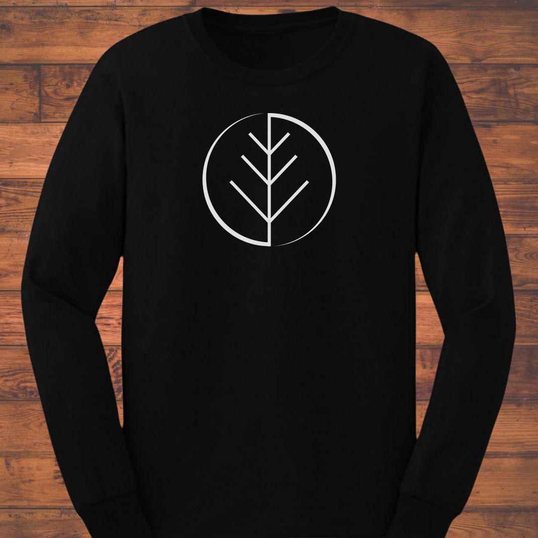Cyber Leaf Blueprint Long Sleeve T-Shirt