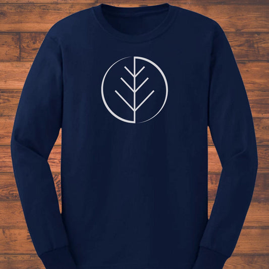 Cyber Leaf Blueprint Long Sleeve T-Shirt