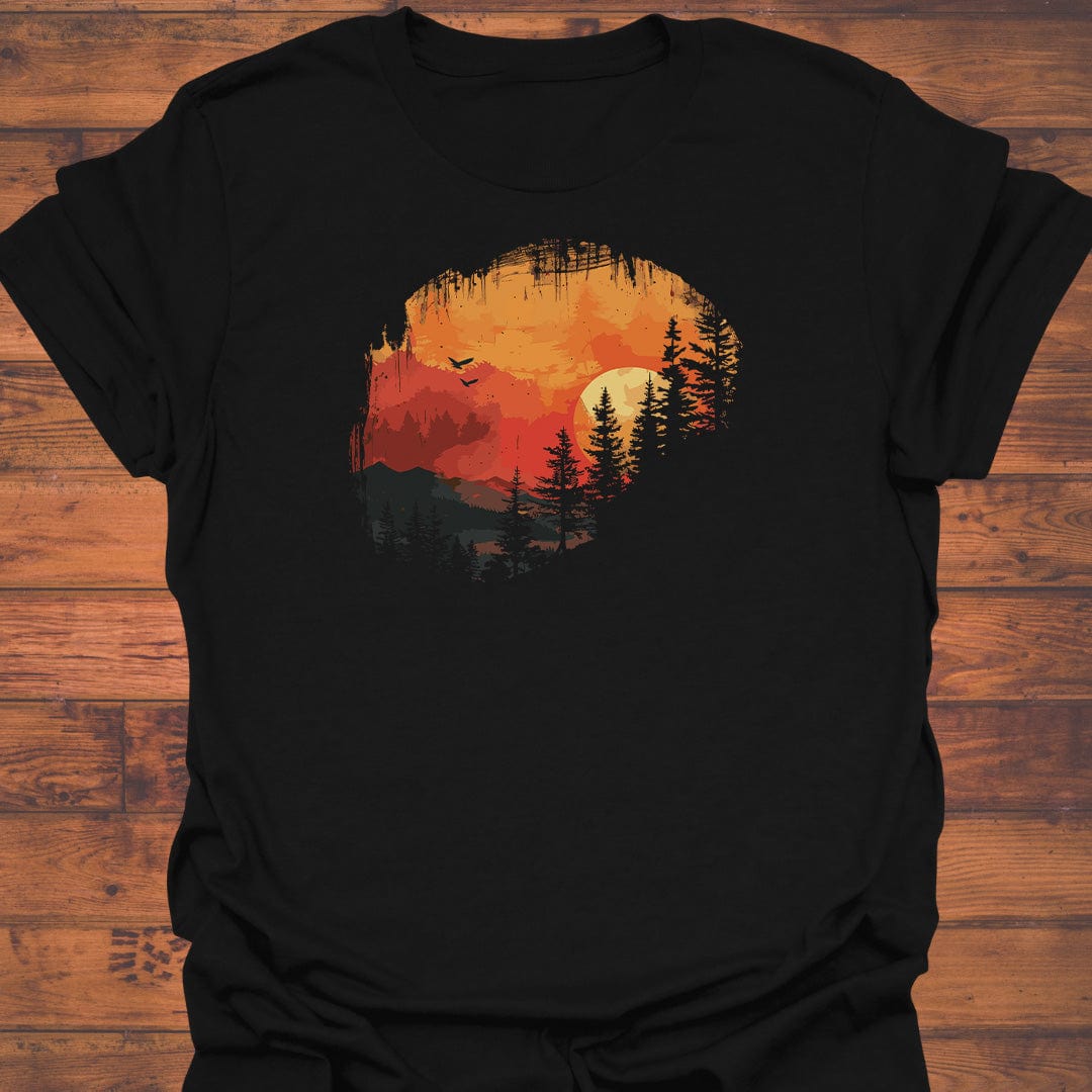 T-Shirt # L Black Unisex # Rots Sunset: Doors - the T-Shirt # L Black Unisex # Rots Sunset: Doors - the
