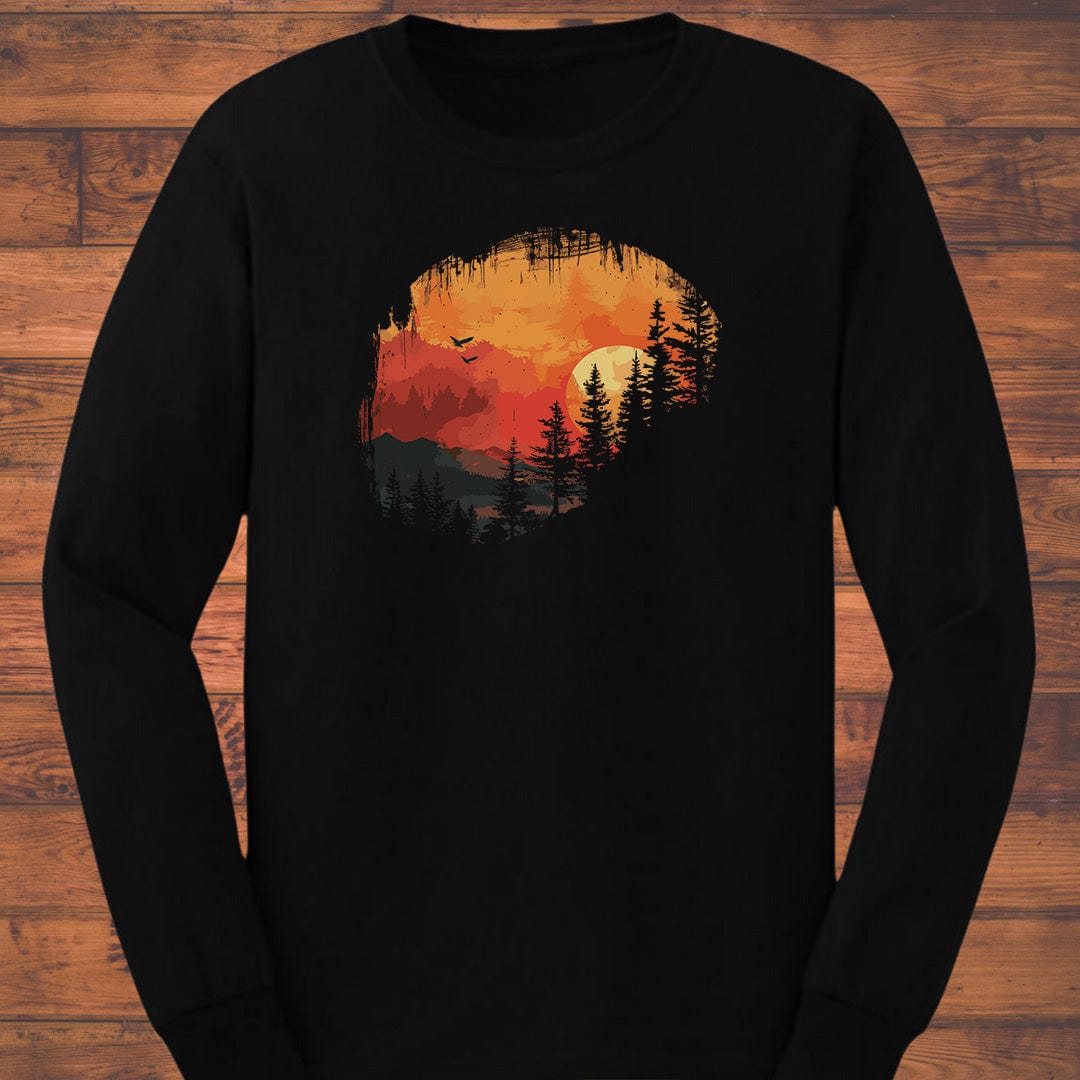 Sunset Silhuettes Long Sleeve T-Shirt