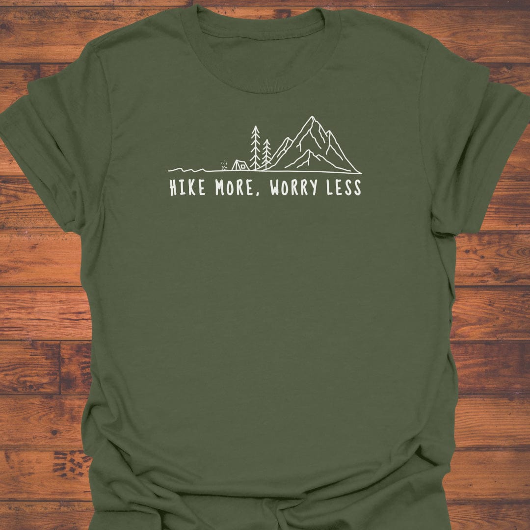 Hike more, Worry less T-Shirt