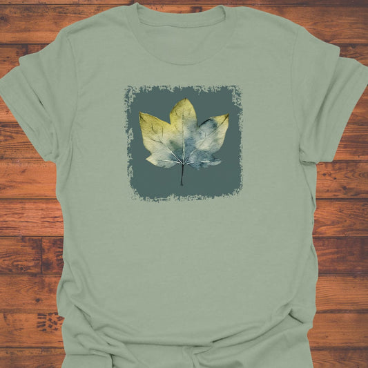 Aqua Sombra Leaf T-Shirt