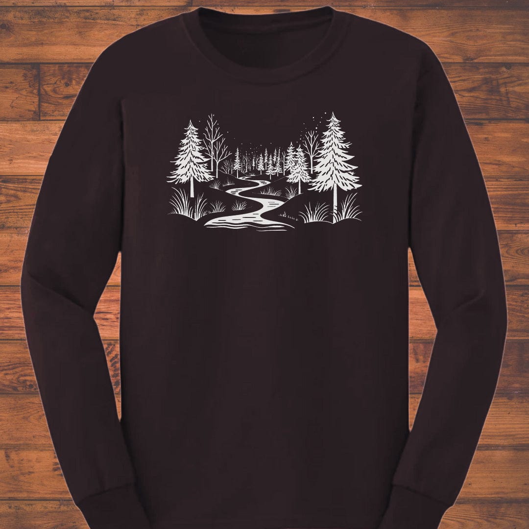 Midnight Trail Whispers Long Sleeve T-Shirt