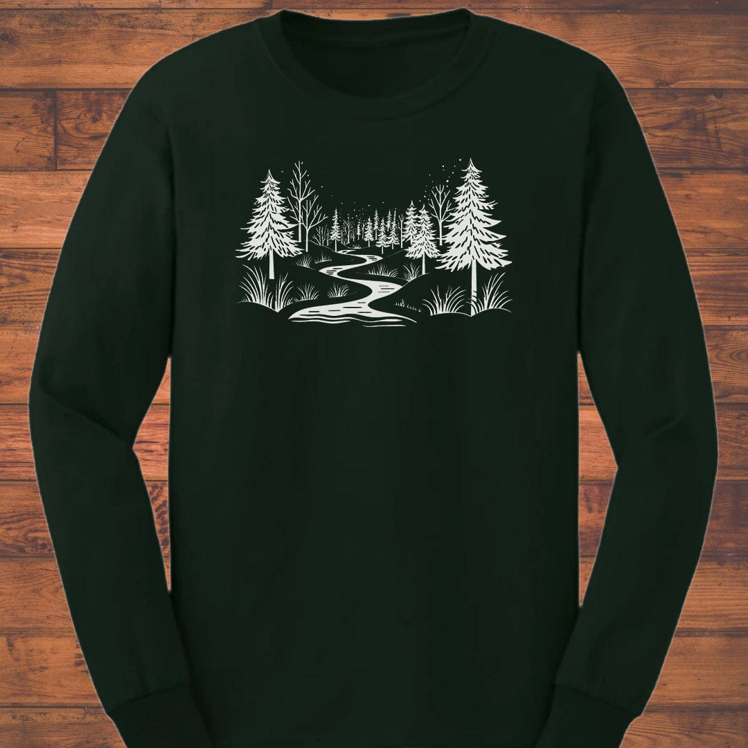 Midnight Trail Whispers Long Sleeve T-Shirt
