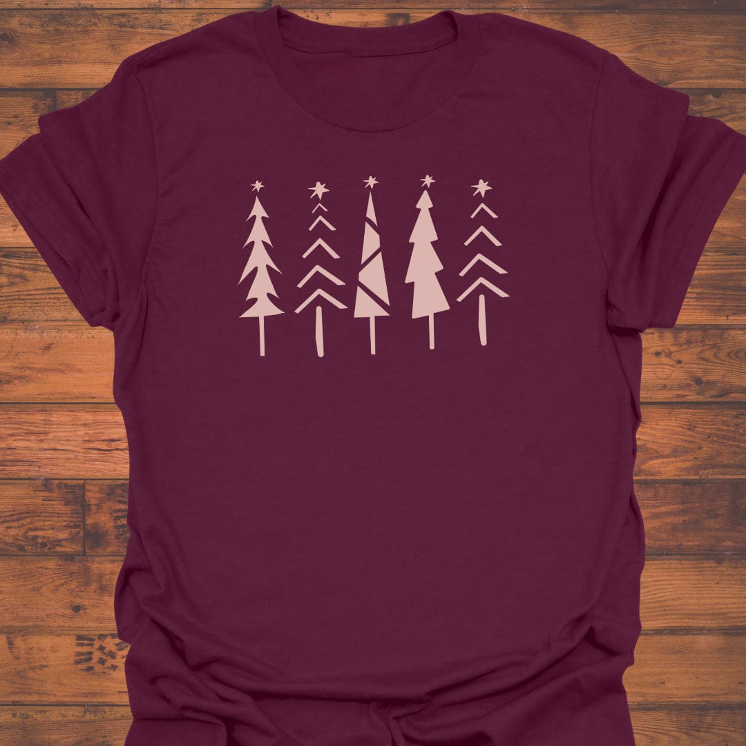 Starry Pine Silhouette T-Shirt