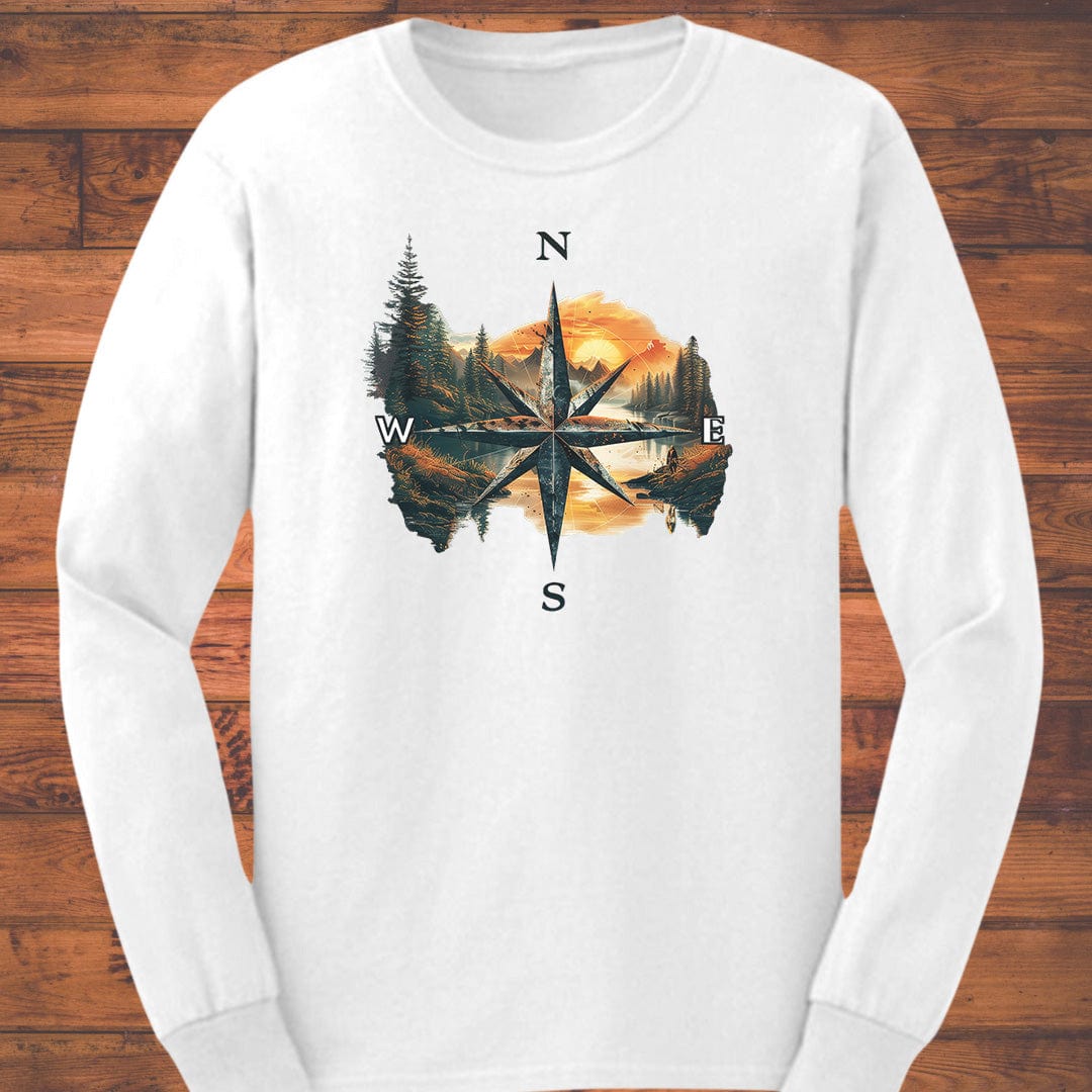 Sunset Compass Long Sleeve T-Shirt