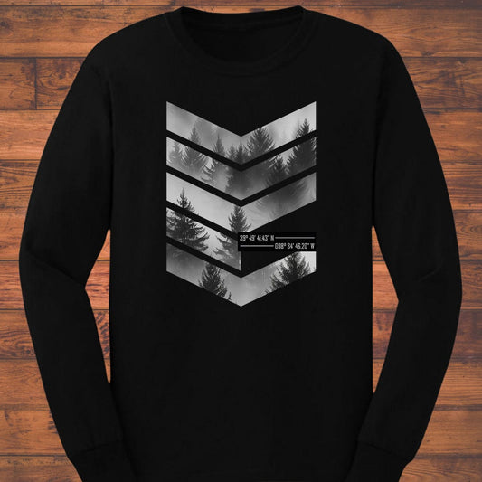 Misty Center Long Sleeve T-Shirt