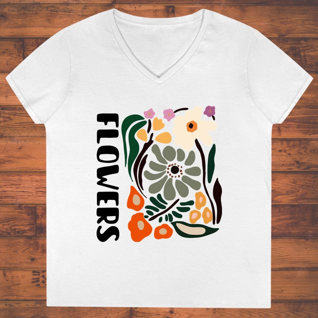 Bountiful Botanica Ladies' V-Neck