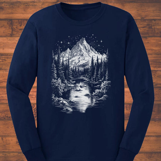 Starry Peaks Long Sleeve T-Shirt
