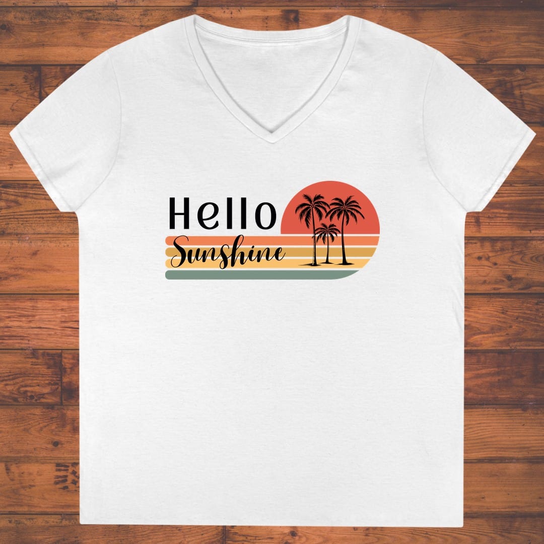 Hello Sunshine Ladies' V-Neck