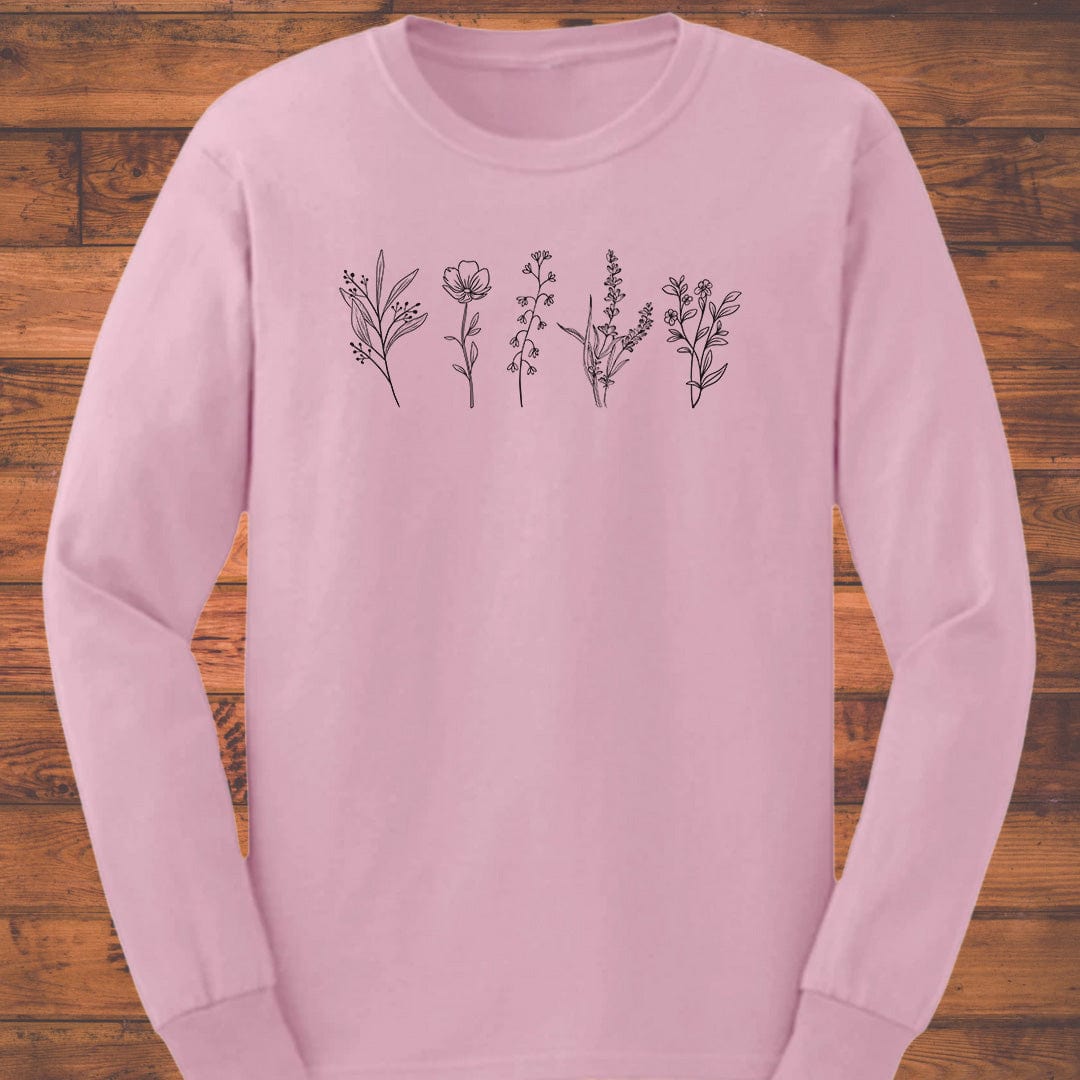 Whispering Florals Long Sleeve T-Shirt