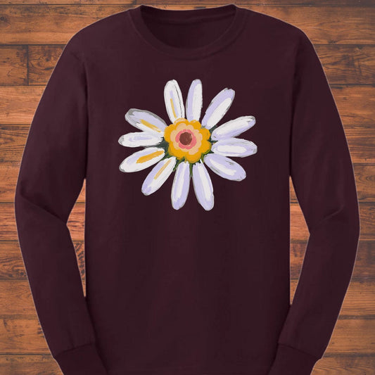 Morning Dew Daisy Long Sleeve T-Shirt