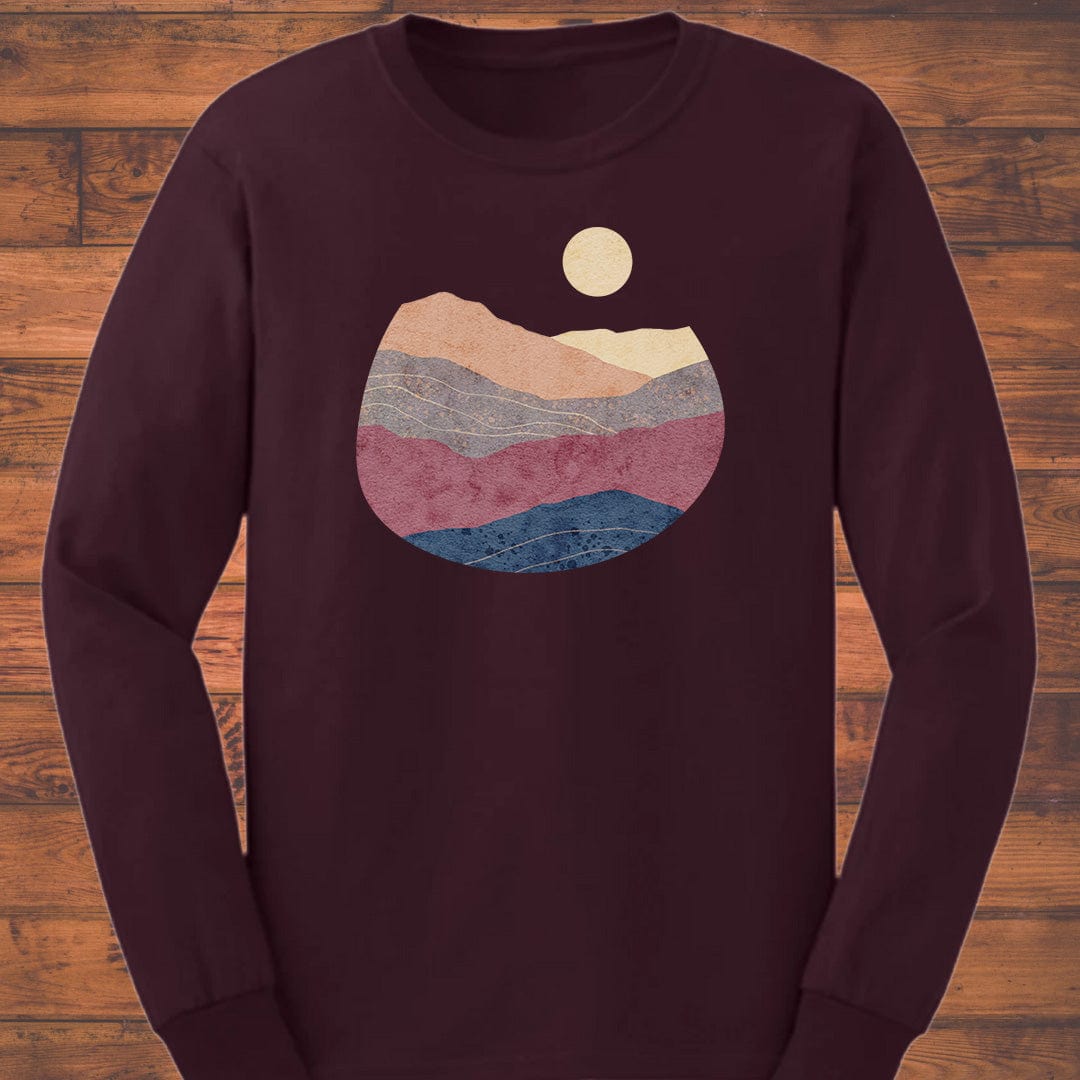 Layered Horizon Long Sleeve T-Shirt