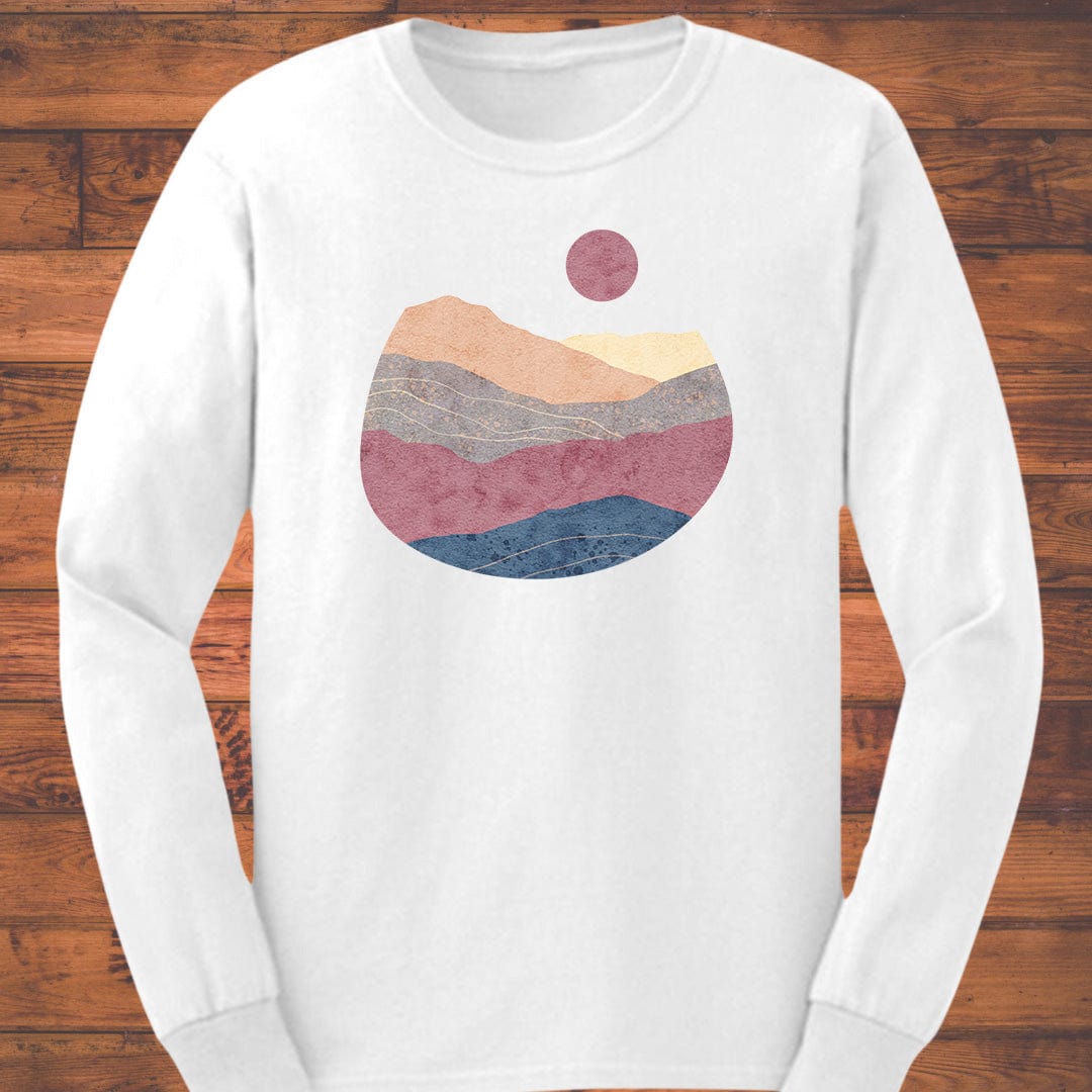 Layered Horizon Long Sleeve T-Shirt