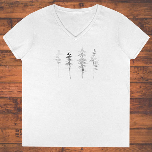 Silhouettes of Serenity Ladies' V-Neck